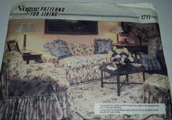 1711 VOGUE COUNTRY- CONTEMPORARY COUCH, CHAIRS SLIPCOVERS, PILLOWS PATTERN
